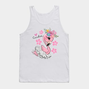 Cute Flamingo Tank Top